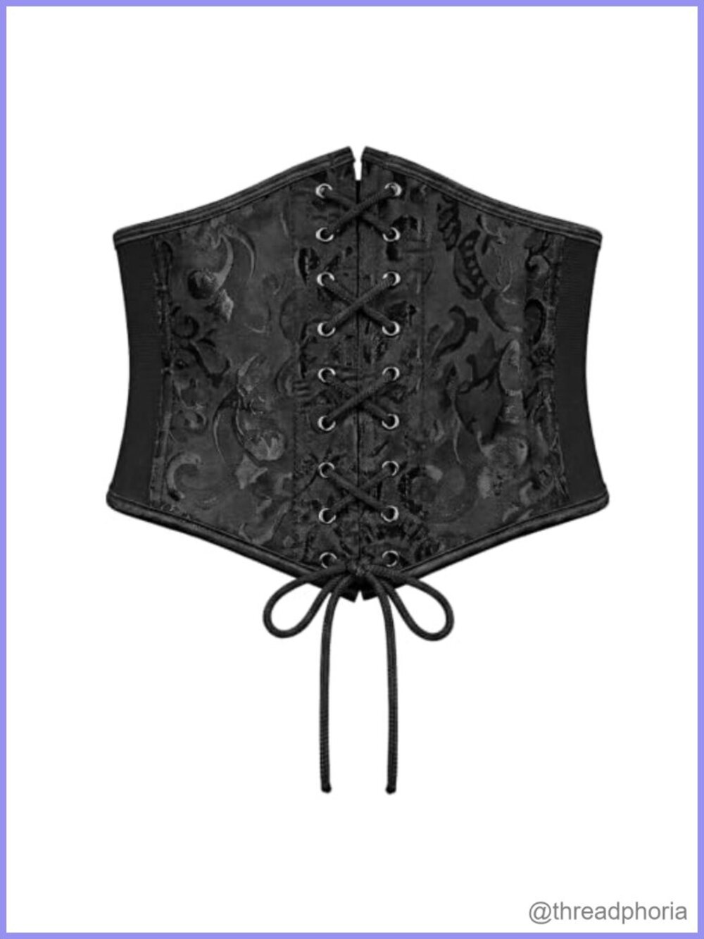 Women's Lace Up Corset Belt Wide Elastic Waist Cinch for Renaissance and Costume